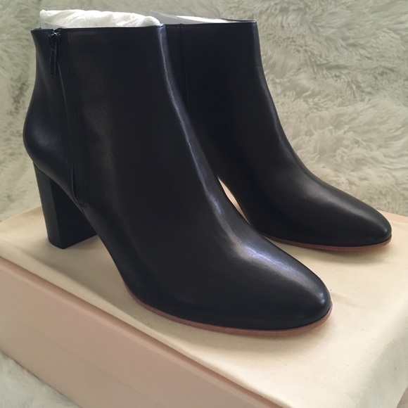 NIB Loeffler Randall leather ankle boots - Picture 7 of 8